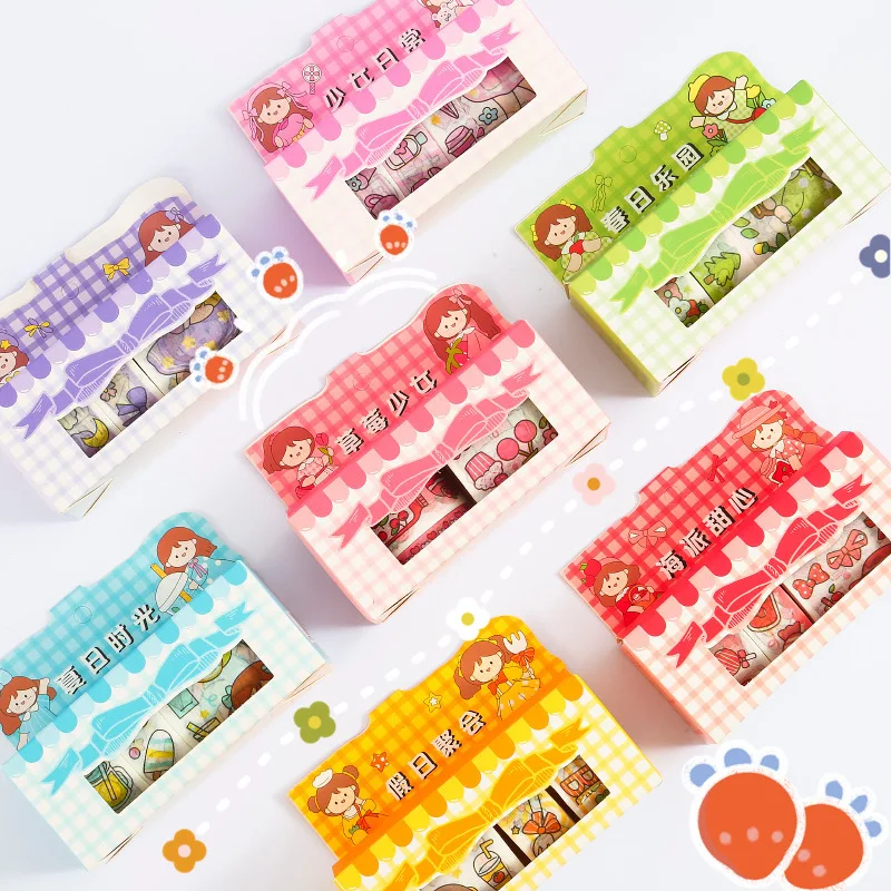 Boudoir Girl Series Tape 5 Rolls and Paper Tape Cute Student Diary Greeting Card Hand Account DIY Decorative Material Sticker
Boudoir Girl Series Tape 5 Rolls and Paper Tape Cute Student Diary Greeting Card Hand Account DIY Decorative Material Sticker