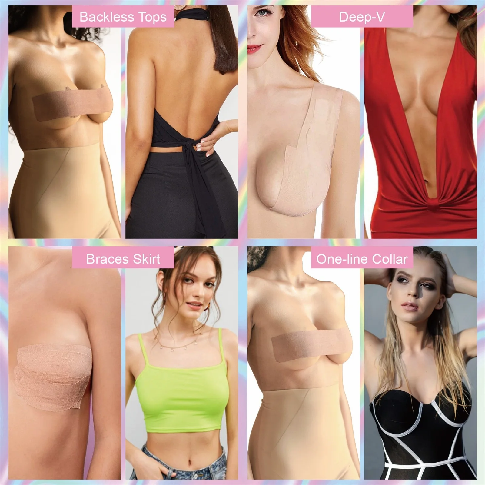 Лента для груди NippleTape, крепкий липкий бюстгальтер без бретелек с 2 лепестками, наклейки на соски для большой груди, невидимый бюстгальтер пу...
Лента для груди NippleTape, крепкий липкий бюстгальтер без бретелек с 2 лепестками, наклейки на соски для большой груди, невидимый бюстгальтер пу...