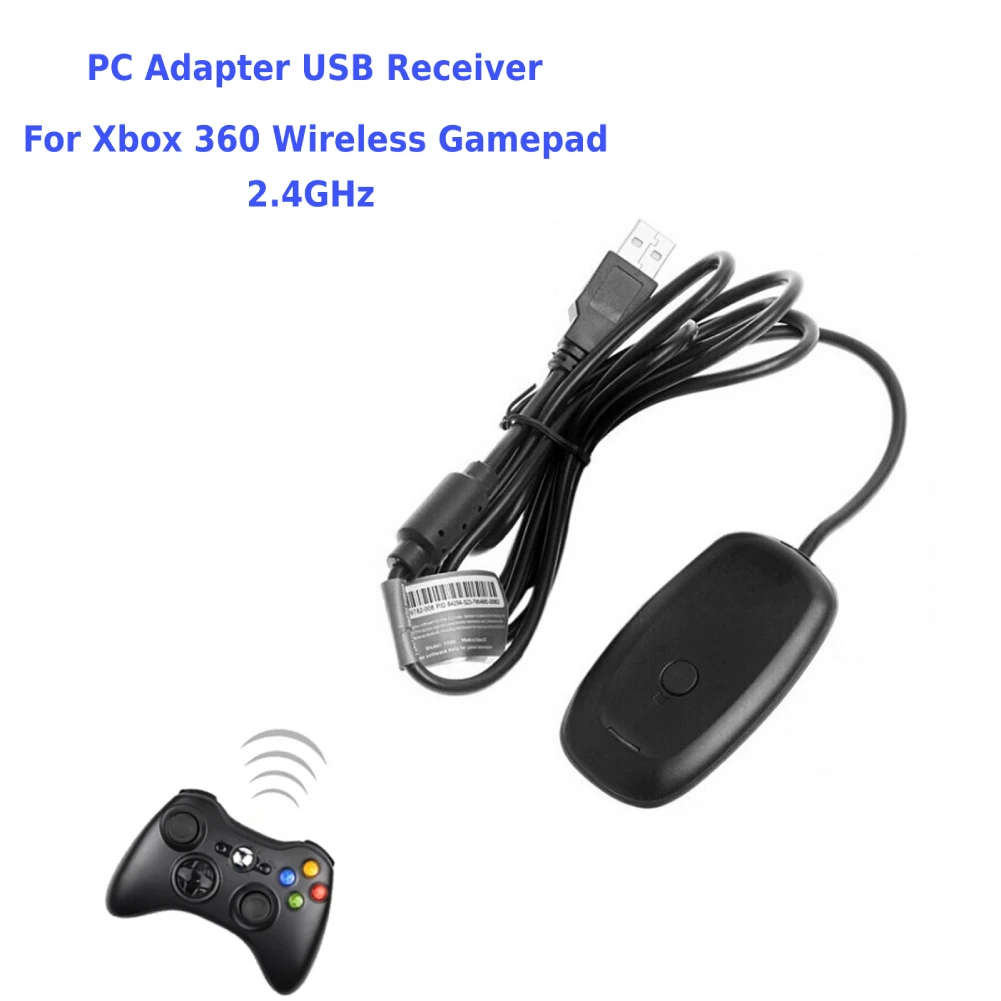 

USB-адаптер для ПК, приемник для Xbox 360, беспроводной геймпад поддерживает систему Win7/8/10 для Microsoft Xbox360, консоль контроллера
