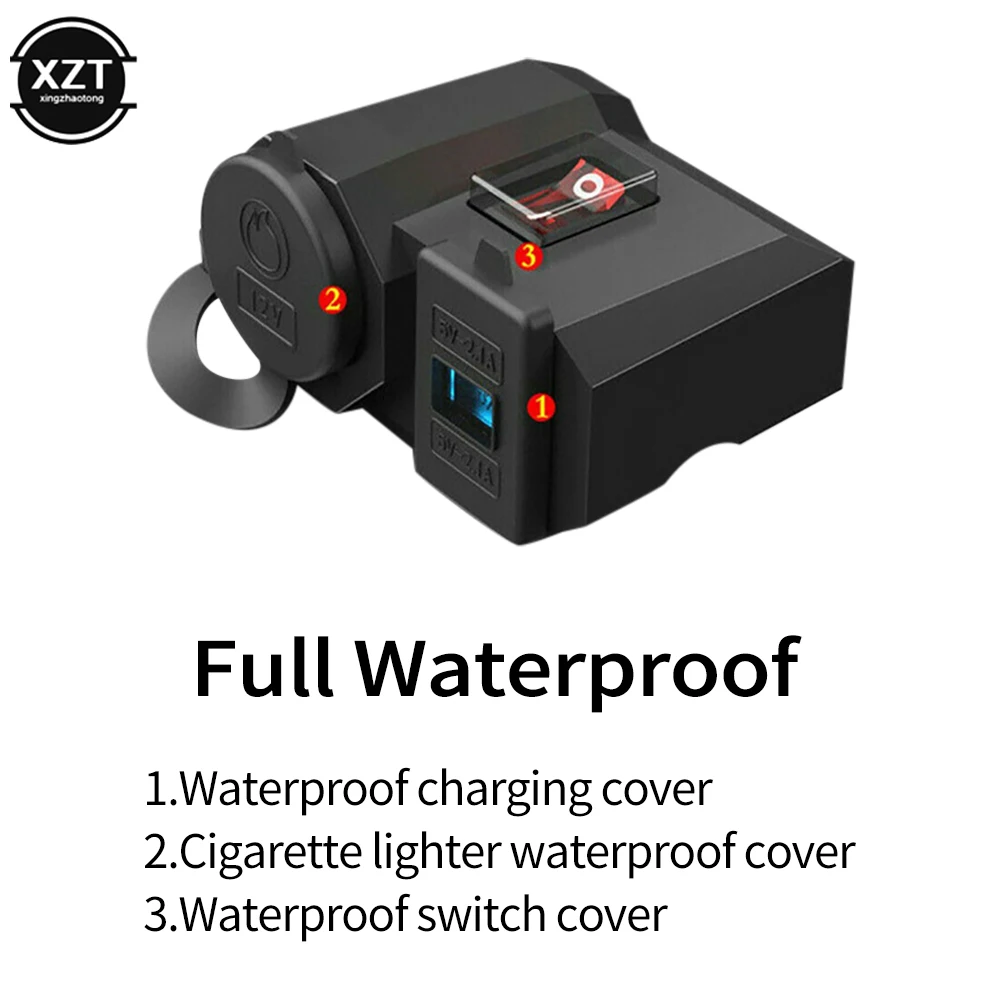 5 В 2,1 А адаптер питания двойной USB порт прикуриватель мотоцикл руль зарядное устройство для телефона цифровой дисплей 
5 В 2,1 А адаптер питания двойной USB порт прикуриватель мотоцикл руль зарядное устройство для телефона цифровой дисплей