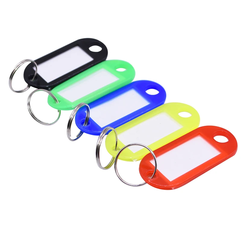 50pcs Multicolor Plastic Key Tags ID Labels Baggage Luggage Name Token Hotel Number Classification Card Split Ring Keychain
50pcs Multicolor Plastic Key Tags ID Labels Baggage Luggage Name Token Hotel Number Classification Card Split Ring Keychain