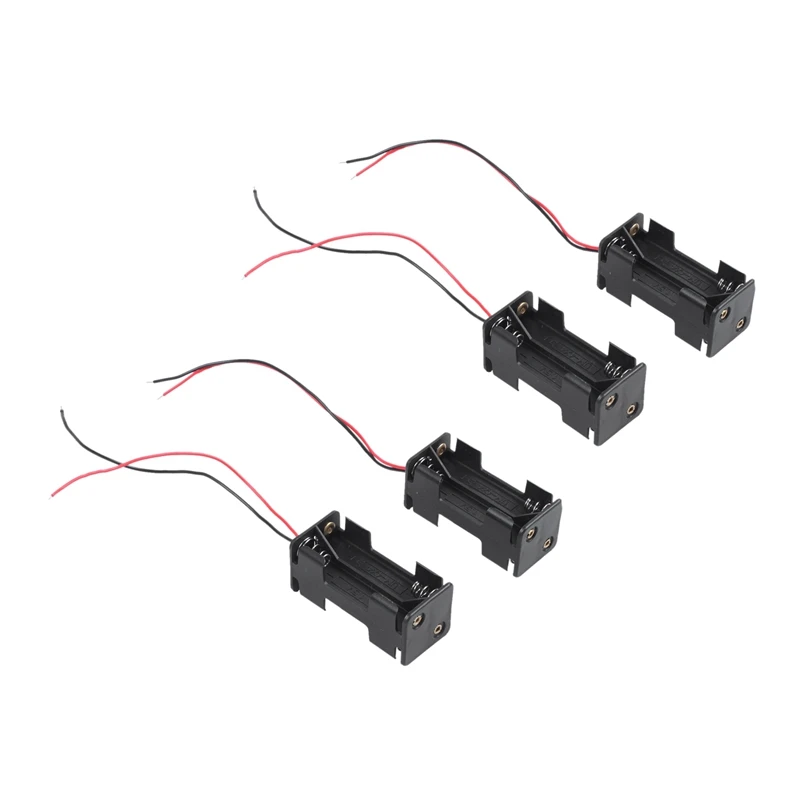 4Pcs Black 2-Layers 4 X 1.5V AAA Battery Holder Case Box W Wire Leads
4Pcs Black 2-Layers 4 X 1.5V AAA Battery Holder Case Box W Wire Leads