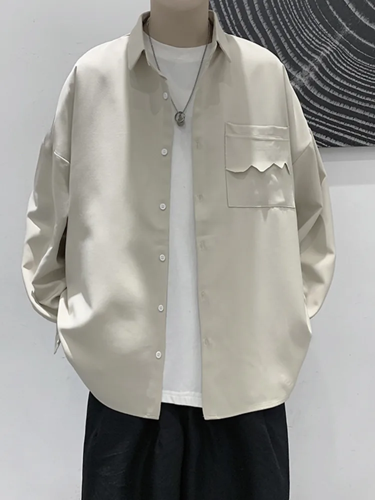 SYUHGFA 2022 Spring New Long Sleeved Shirt Designer Brand Pockets Blouses Casual Fashion Cardigan Male Harajuku Solid Color Tops
SYUHGFA 2022 Spring New Long Sleeved Shirt Designer Brand Pockets Blouses Casual Fashion Cardigan Male Harajuku Solid Color Tops