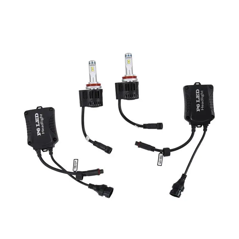 P6 LED Chip 55W H11 Car LED Headlamp Kit 5500LM Lamp Led Chip 6000K White Double-mouth Head Lamp
P6 LED Chip 55W H11 Car LED Headlamp Kit 5500LM Lamp Led Chip 6000K White Double-mouth Head Lamp