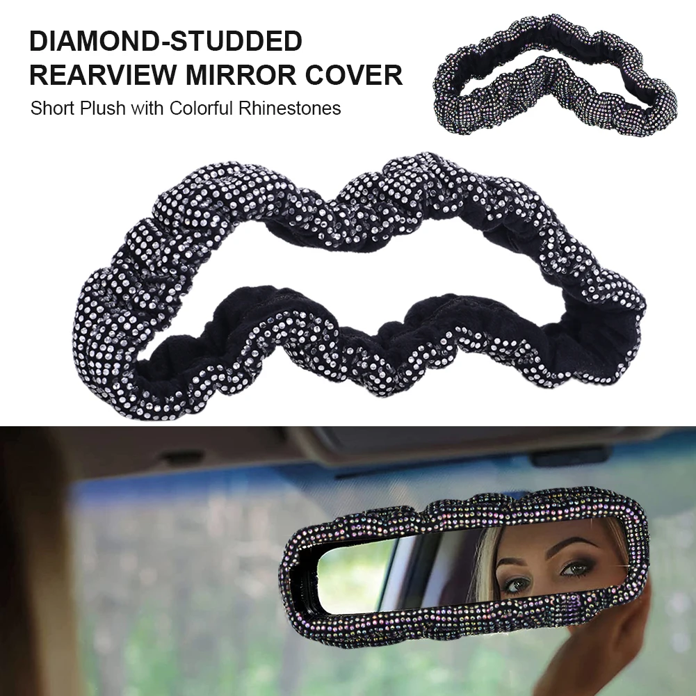 Car Rearview Mirror Cover Shiny Car Interior Accessories For Women Bling Rhinestone Rear View Mirror Crystal Diamond Decoration
Car Rearview Mirror Cover Shiny Car Interior Accessories For Women Bling Rhinestone Rear View Mirror Crystal Diamond Decoration