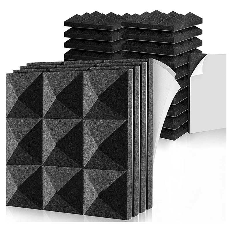 Hot-Acoustic Foam Panels Of 24 Pack,Self-Adhesive Sound Proof Foam Panels 2 X 12 X 12Inch,For Wall,Music Studio Bedroom Home
Hot-Acoustic Foam Panels Of 24 Pack,Self-Adhesive Sound Proof Foam Panels 2 X 12 X 12Inch,For Wall,Music Studio Bedroom Home