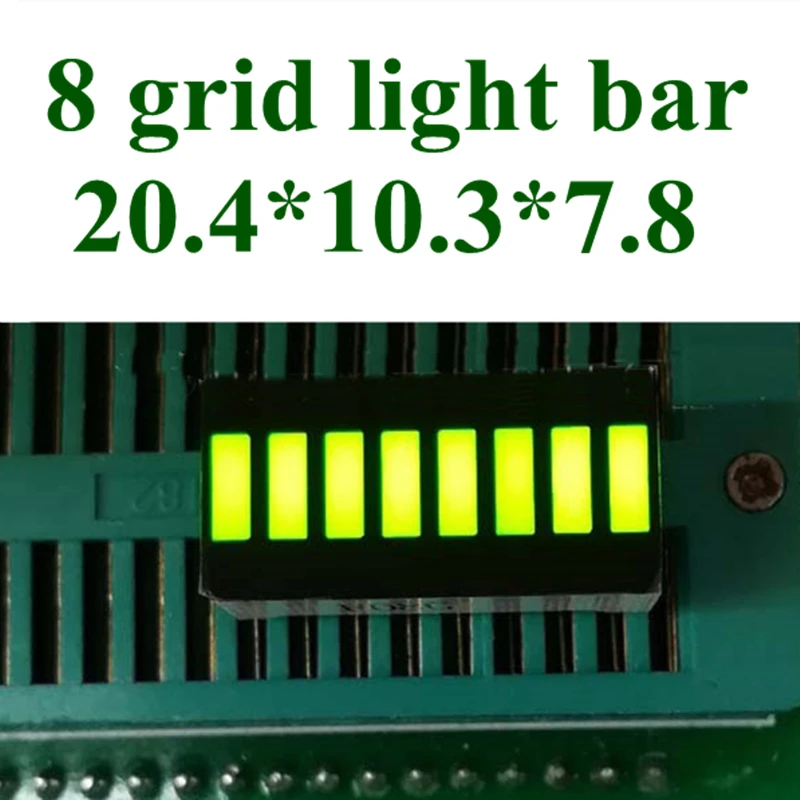 20PCS LED Bar Display 8 Segment Green Array Numbers LED Signs Display Bar Graph Segment LED
20PCS LED Bar Display 8 Segment Green Array Numbers LED Signs Display Bar Graph Segment LED