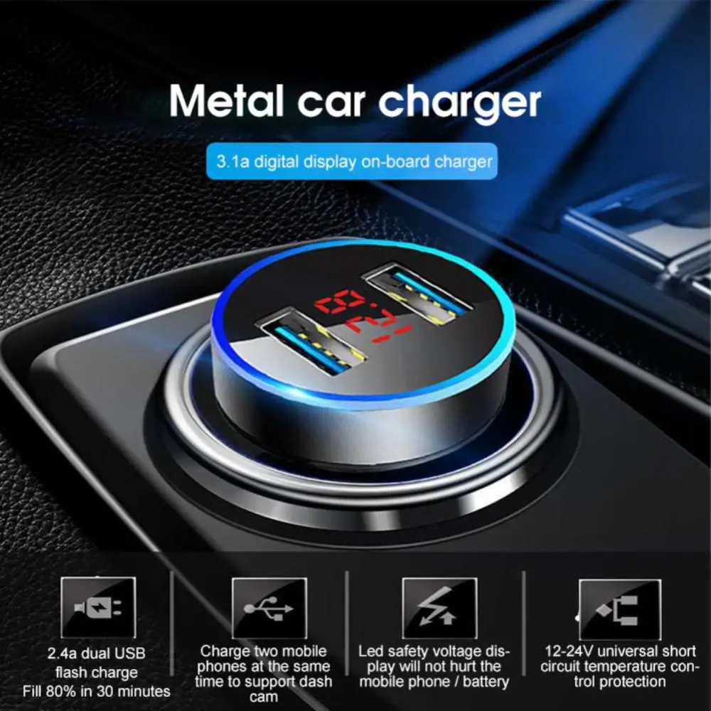 QC3.0 Car Mobile Phone Charger USB Charger For Iphone GPS Fast Charging Car-Charger Dual USB Charger For Xiaomi Huawei Tablet
QC3.0 Car Mobile Phone Charger USB Charger For Iphone GPS Fast Charging Car-Charger Dual USB Charger For Xiaomi Huawei Tablet