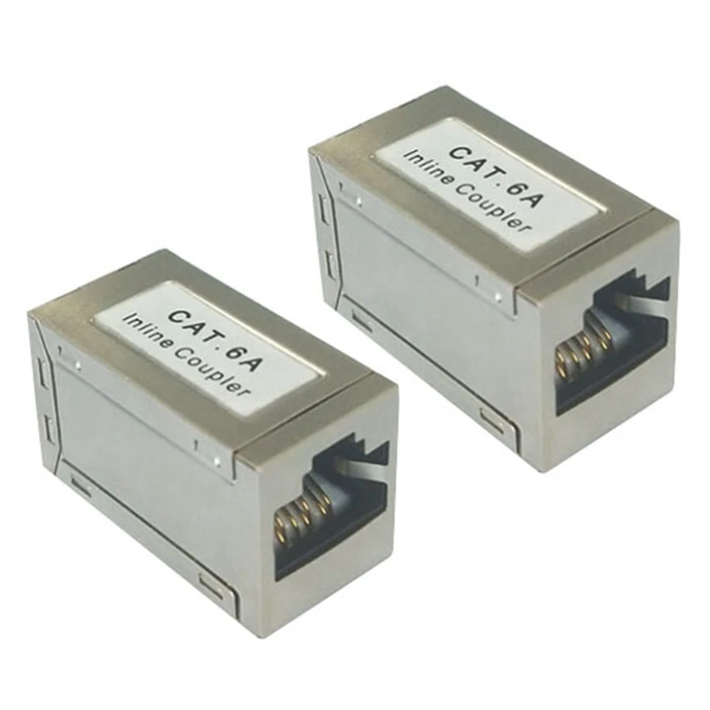 10 штук соединителя RJ45, экранированный проходной модуль соединитель локальной сети, подходит для кабеля Ethernet Cat6A
10 штук соединителя RJ45, экранированный проходной модуль соединитель локальной сети, подходит для кабеля Ethernet Cat6A