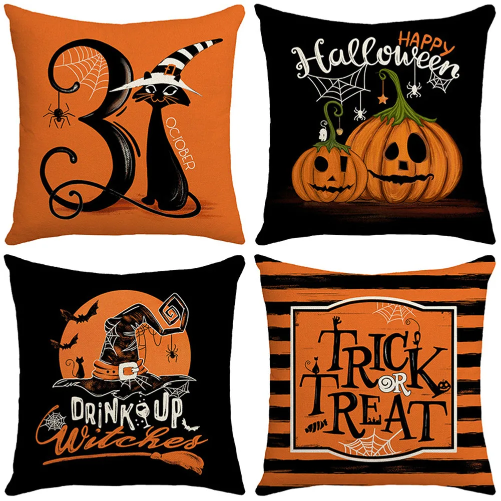 Halloween Sofa Pillow Cover 18x18cm Pillowcase Pumpkin Cat Witch Car Printed Sofa Cushions Decorative Pillowcover Home Decor
Halloween Sofa Pillow Cover 18x18cm Pillowcase Pumpkin Cat Witch Car Printed Sofa Cushions Decorative Pillowcover Home Decor