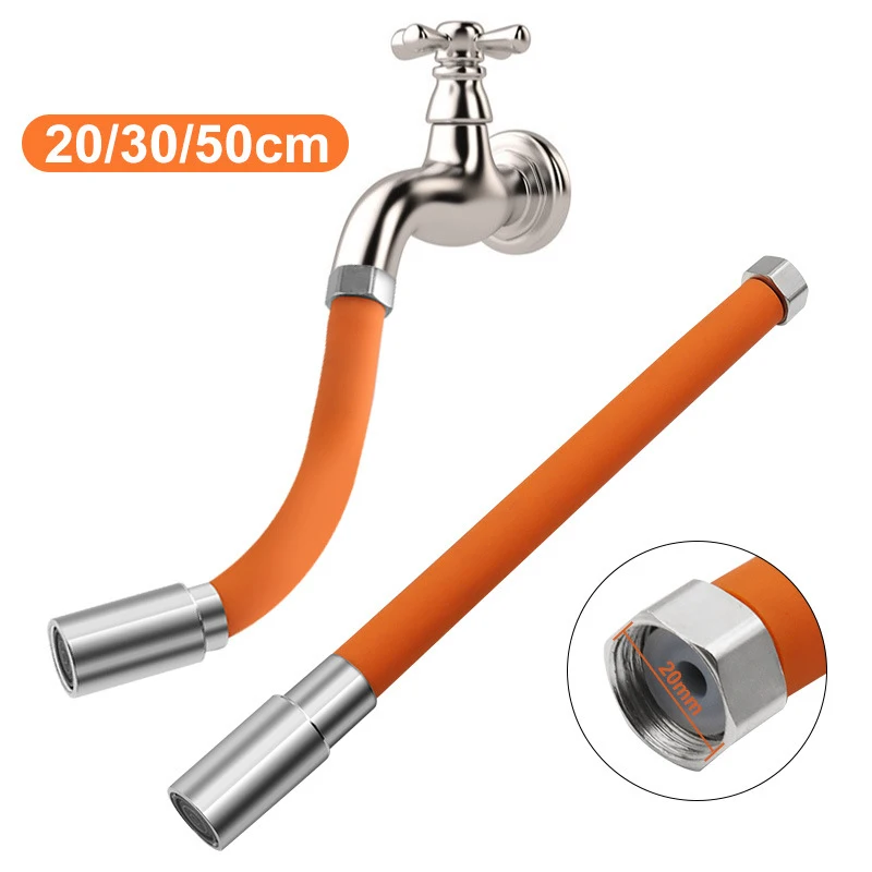 

New 360 ° Flexible Hose Extension Pipe Universal Foaming Extension Tube Connnetor Faucet Extender Splashproof Kichen Bathroom