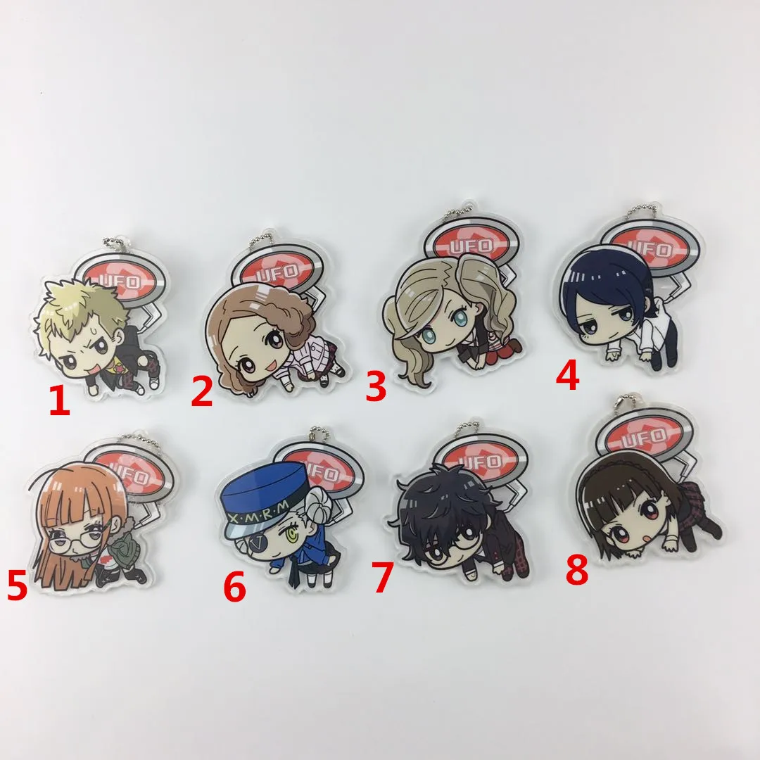 Game Persona5 P5 Anime Arcylic Keychain Key Ring Race Straps Cosplay
Game Persona5 P5 Anime Arcylic Keychain Key Ring Race Straps Cosplay
