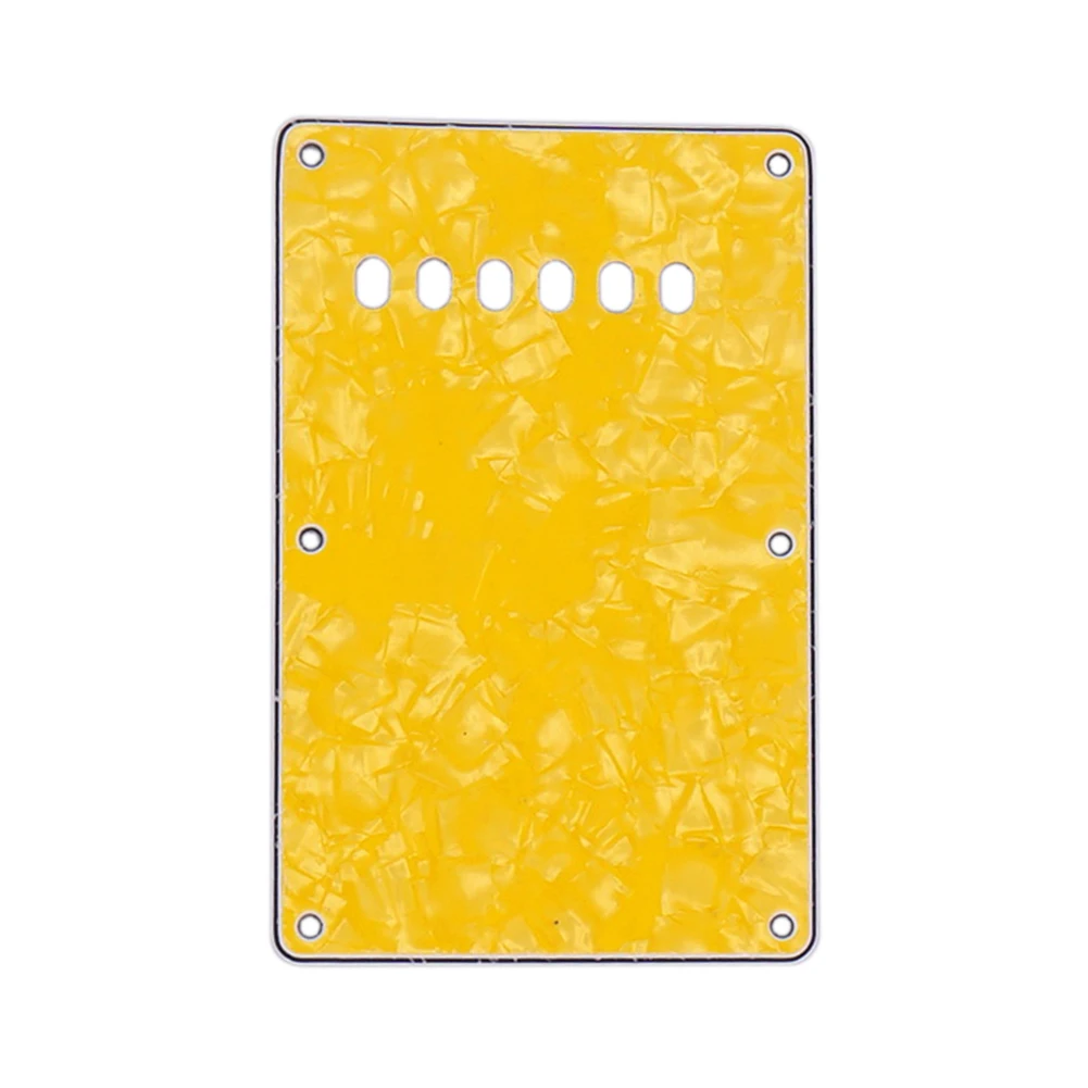 ABS 6 Holes Guitar Tremolo Cavity Cover Back Plate Standard Guitar Replacement For ST SQ Electric Guitar Part Accessories
ABS 6 Holes Guitar Tremolo Cavity Cover Back Plate Standard Guitar Replacement For ST SQ Electric Guitar Part Accessories