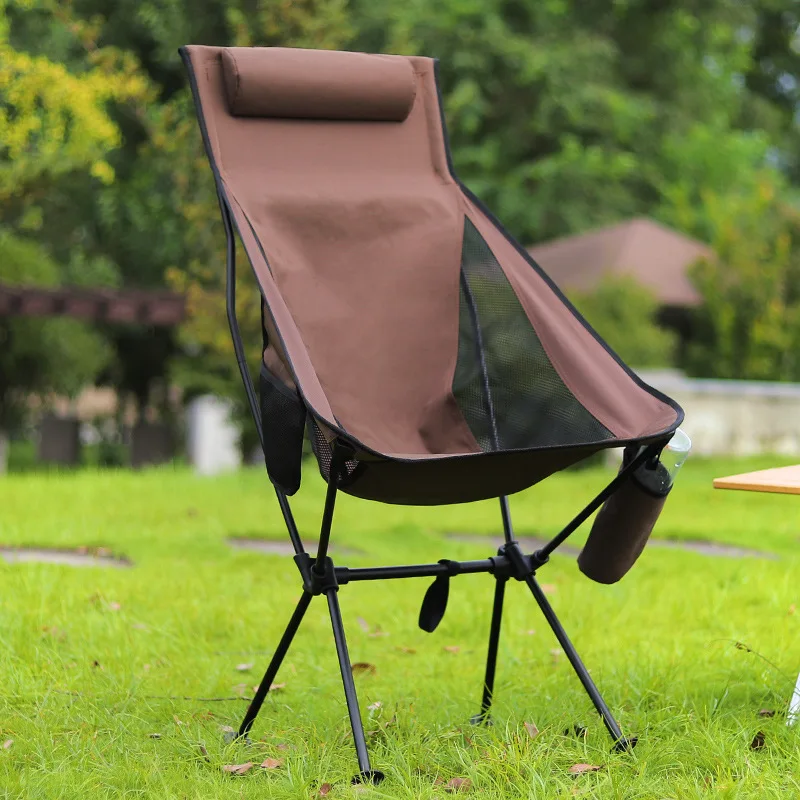 New Outdoor Ultra Light Aluminum Alloy Folding Portable Raised Backrest Fishing Leisure Breathable Moon Chair
New Outdoor Ultra Light Aluminum Alloy Folding Portable Raised Backrest Fishing Leisure Breathable Moon Chair