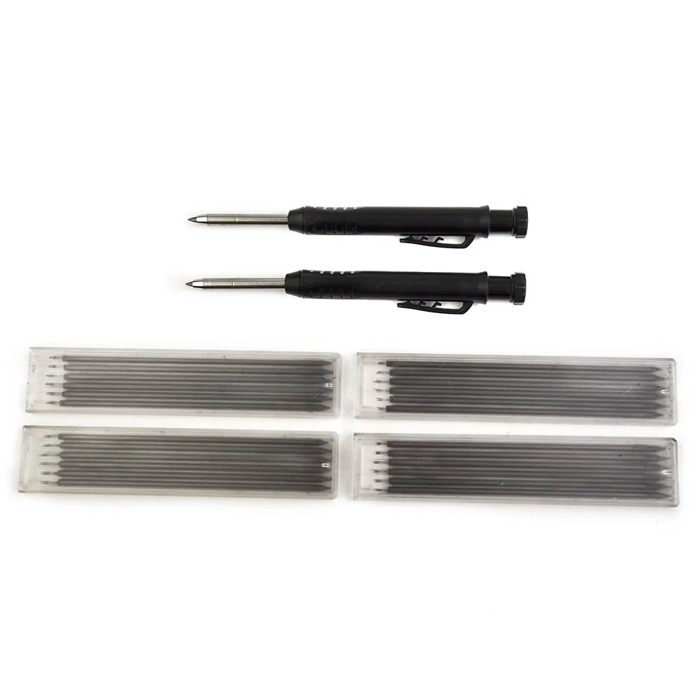 Solid Carpenter Pencil Set Built-in Sharpener Marking Tool Woodworking Deep Hole Mechanical Pencils Marking Carpentry Scriber
Solid Carpenter Pencil Set Built-in Sharpener Marking Tool Woodworking Deep Hole Mechanical Pencils Marking Carpentry Scriber