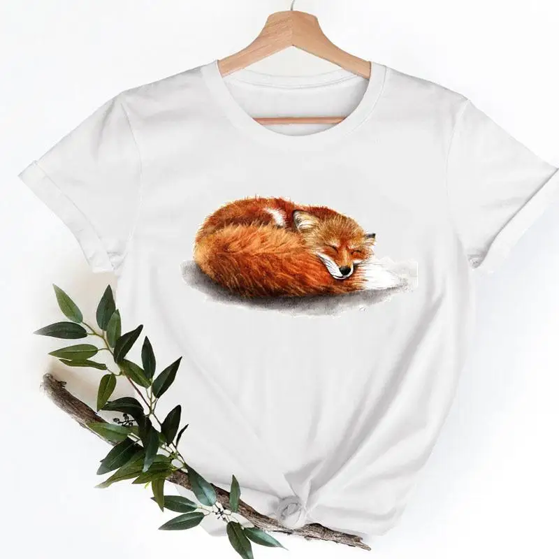 Women Watercolor Sleep Wild Animal Clothing Summer Short Sleeve Graphic Tee T-shirts Female Ladies Fashion Casual Tshirt Clothes
Women Watercolor Sleep Wild Animal Clothing Summer Short Sleeve Graphic Tee T-shirts Female Ladies Fashion Casual Tshirt Clothes