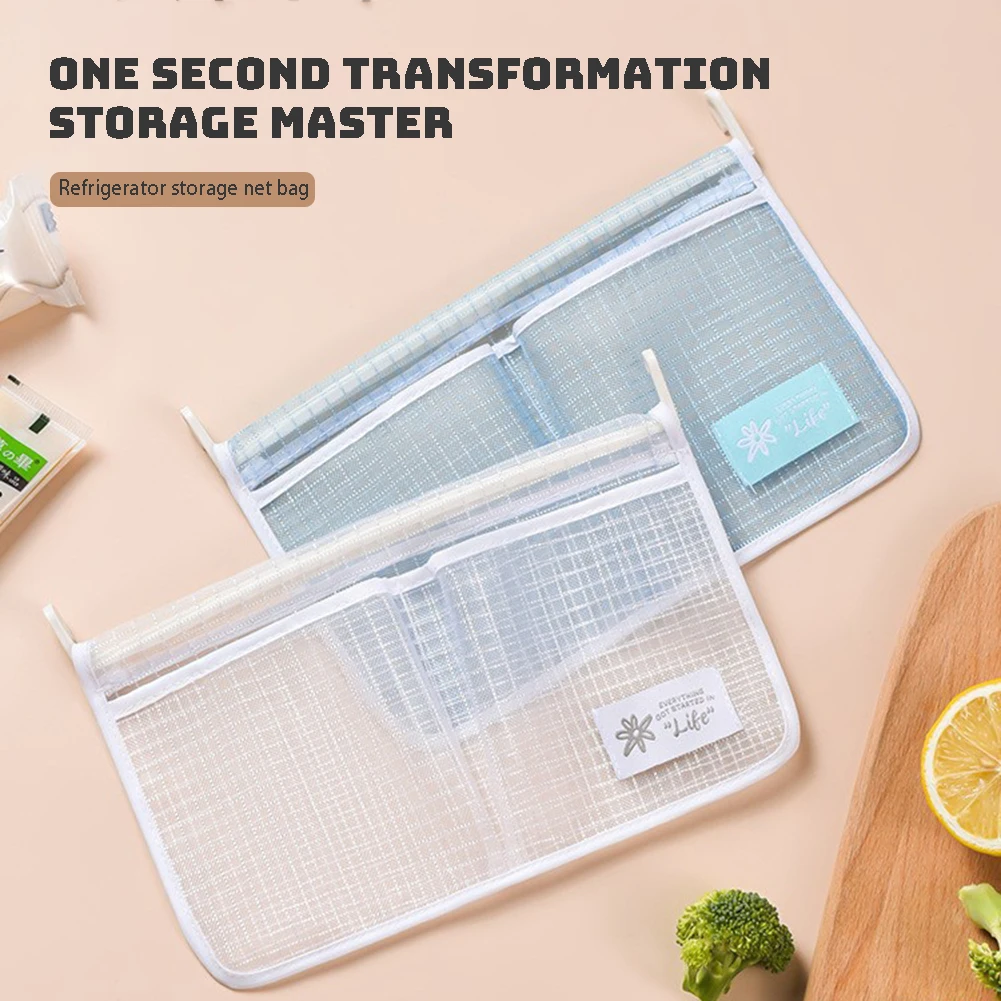 Сетчатая подвесная сумка для хранения в холодильнике, для кухни и ванной комнаты, многофункциональная двойная Сетчатая Сумка для хранения
Сетчатая подвесная сумка для хранения в холодильнике, для кухни и ванной комнаты, многофункциональная двойная Сетчатая Сумка для хранения
