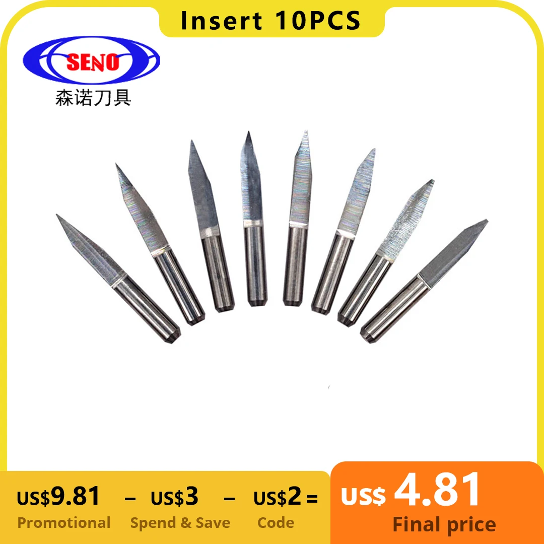 SENO 10pcs PCB Engraving Bit V Shap Tip End Mill Tungsten Carbide 3D 3.175 1/8 Milling Cutter 0/15/20/25/30/40/45/60/90 Degrees
SENO 10pcs PCB Engraving Bit V Shap Tip End Mill Tungsten Carbide 3D 3.175 1/8 Milling Cutter 0/15/20/25/30/40/45/60/90 Degrees