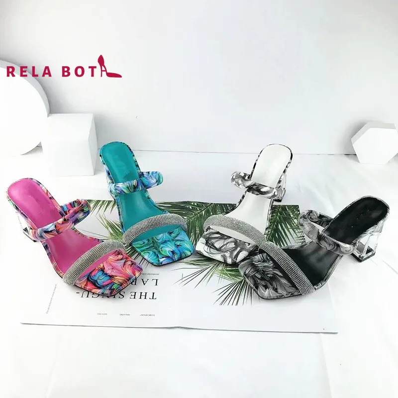 Square Printed Leather Rhinestone New Party Ladies Casual Simple Slippers Heel Crystal Slipper Flip Flop Platform Women Sandals
Square Printed Leather Rhinestone New Party Ladies Casual Simple Slippers Heel Crystal Slipper Flip Flop Platform Women Sandals