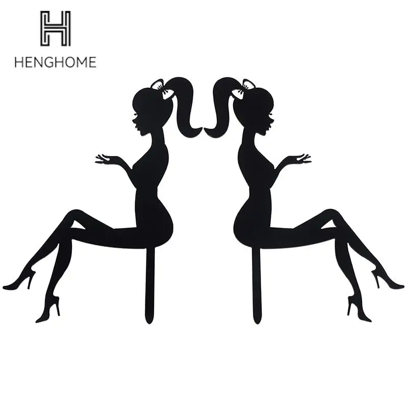 Black HighHeels Lady Cake Topper Dessert Cupcake Topper Silhouette Girl Princess Birthday Wedding Cake Decoration Party Supplies
Black HighHeels Lady Cake Topper Dessert Cupcake Topper Silhouette Girl Princess Birthday Wedding Cake Decoration Party Supplies