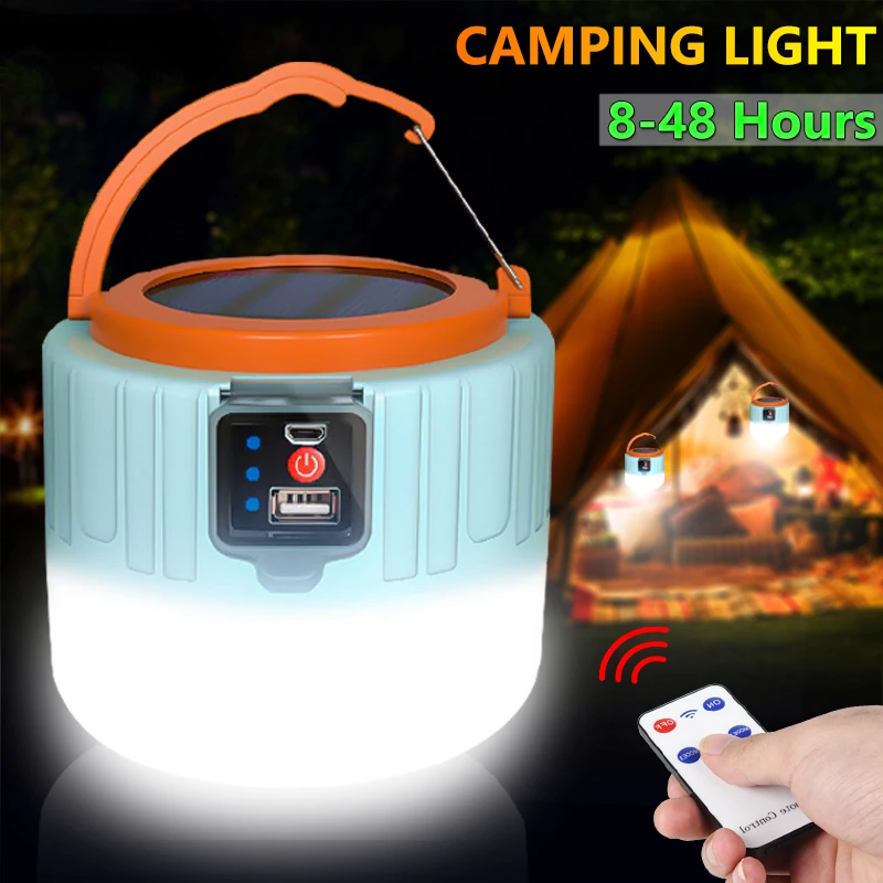 1/2pc Newest Camping Light Solar Outdoor USB Charging 3 Mode Tent Lamp Portable Lantern Night Emergency Bulb Flashlight for Camp
1/2pc Newest Camping Light Solar Outdoor USB Charging 3 Mode Tent Lamp Portable Lantern Night Emergency Bulb Flashlight for Camp