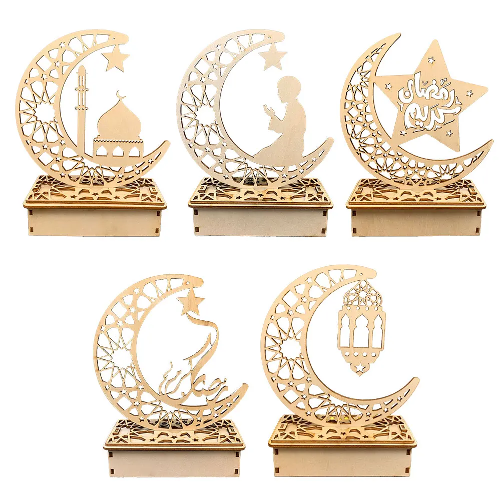 Ramadan Decoration Crescent Ornament Muslim Eid Mubarak LED Ornament For Festival Celebration Home Decoration
Ramadan Decoration Crescent Ornament Muslim Eid Mubarak LED Ornament For Festival Celebration Home Decoration