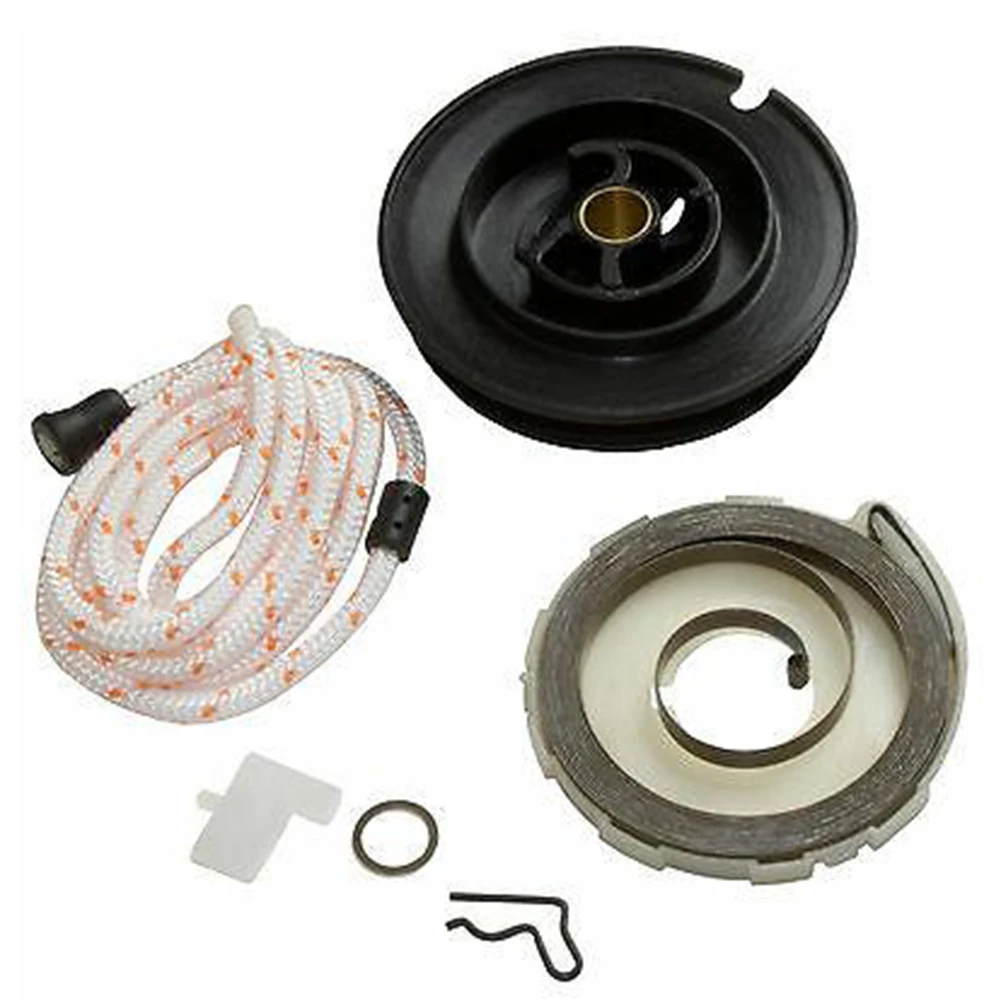 Recoil Starter Pulley Spring Repair Kit Fits For STIHL TS410 TS420 Contains: Recoil Spring, Recoil Wheel. Recoil Line, Recoil St
Recoil Starter Pulley Spring Repair Kit Fits For STIHL TS410 TS420 Contains: Recoil Spring, Recoil Wheel. Recoil Line, Recoil St