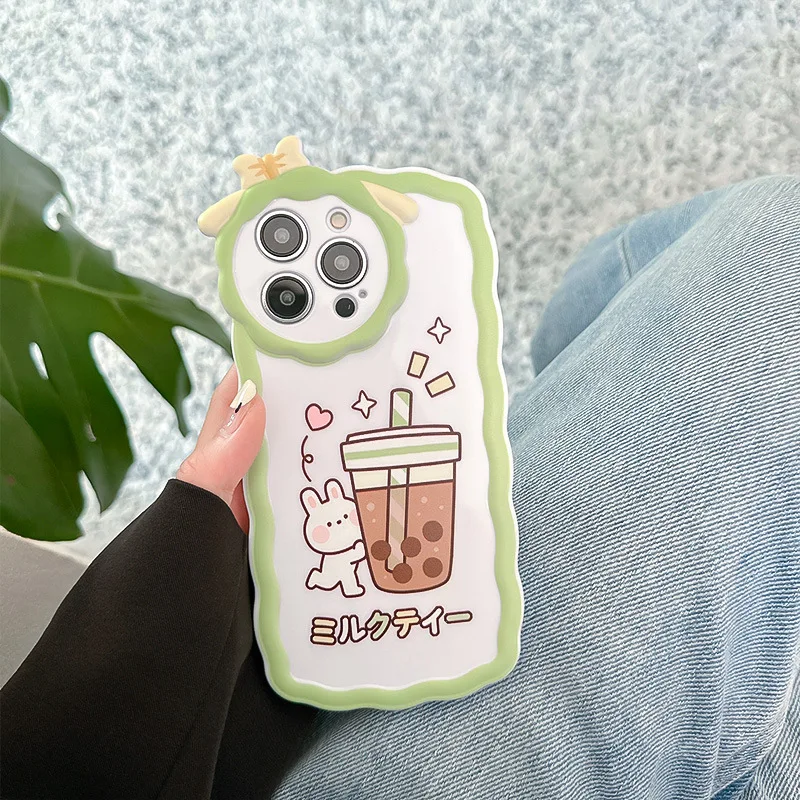 Cartoon Bunny Pearl Milk Tea Bow Phone Case for iPhone 14 12 13 11 Pro ProMax Plus X XR Xsmax Shockproof Soft Phone Cover
Cartoon Bunny Pearl Milk Tea Bow Phone Case for iPhone 14 12 13 11 Pro ProMax Plus X XR Xsmax Shockproof Soft Phone Cover