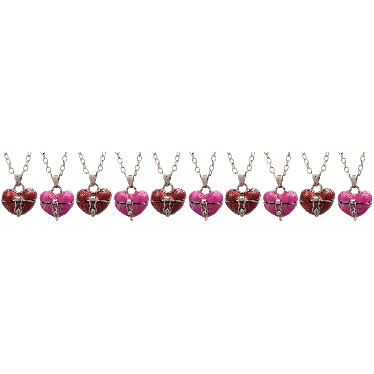 10 Pcs Gemstone Heart Pendant Choker Necklaces Girls Daughter Mother Copper Matching Locket
10 Pcs Gemstone Heart Pendant Choker Necklaces Girls Daughter Mother Copper Matching Locket