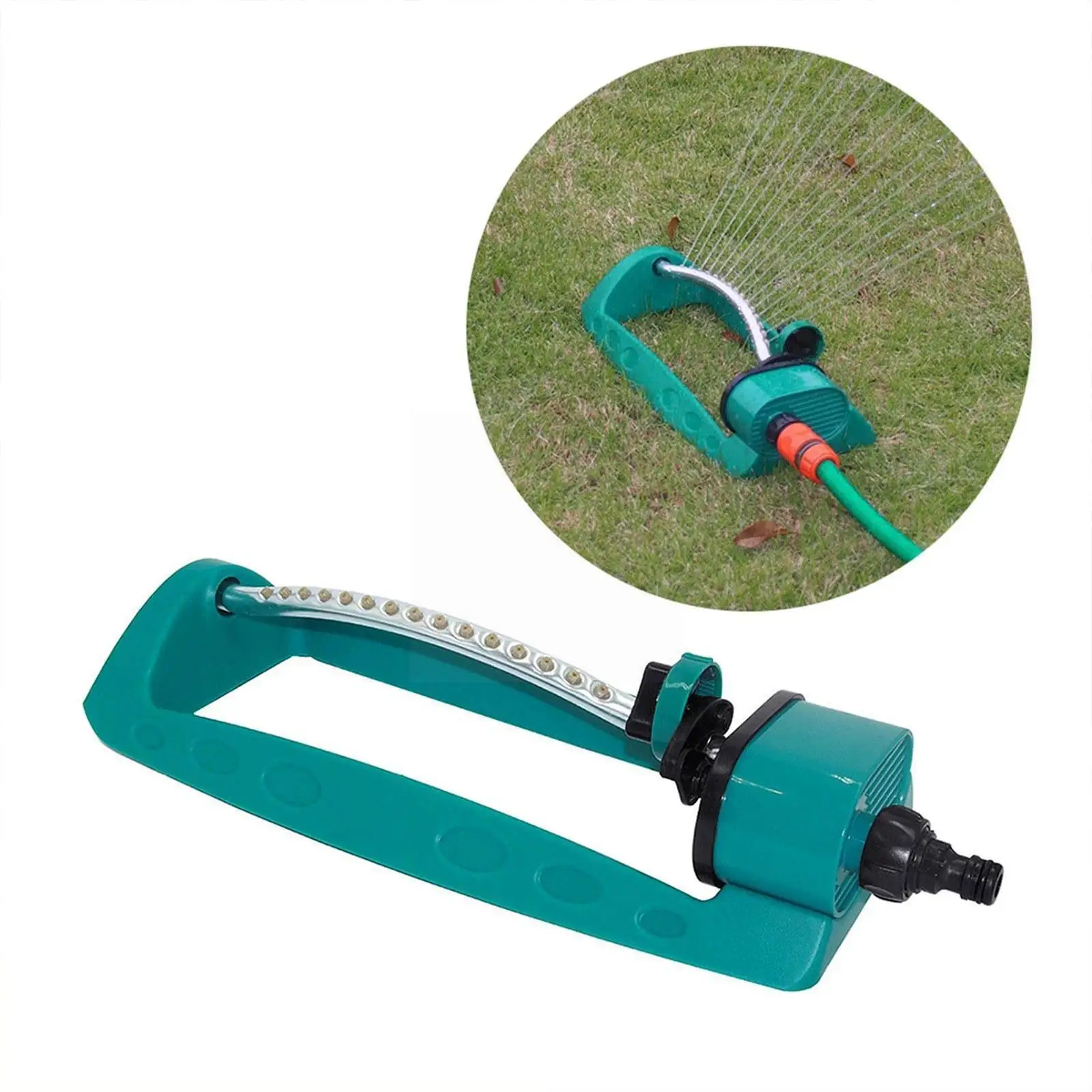 Automatic Lawn Oscillating Sprinkler Watering Irrigation 18-hole Sprinkler Tool Automatic Watering Lawn Waterer Garden Supp F2J3
Automatic Lawn Oscillating Sprinkler Watering Irrigation 18-hole Sprinkler Tool Automatic Watering Lawn Waterer Garden Supp F2J3