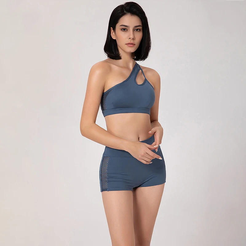 Yoga Set Women Fitness Sportswear Suits Gym Clothing Workout Clothes Two Piece Set High Waist Leggings one shoulder Crop Top
Yoga Set Women Fitness Sportswear Suits Gym Clothing Workout Clothes Two Piece Set High Waist Leggings one shoulder Crop Top