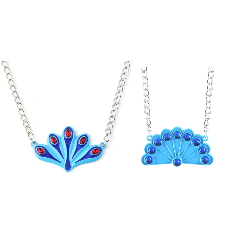 Anime Peripheral Reddy Girl Peacock Necklace Kids Jewelry Blue Enamel Necklace Pendant Comic Gift necklace women jewelry set
Anime Peripheral Reddy Girl Peacock Necklace Kids Jewelry Blue Enamel Necklace Pendant Comic Gift necklace women jewelry set