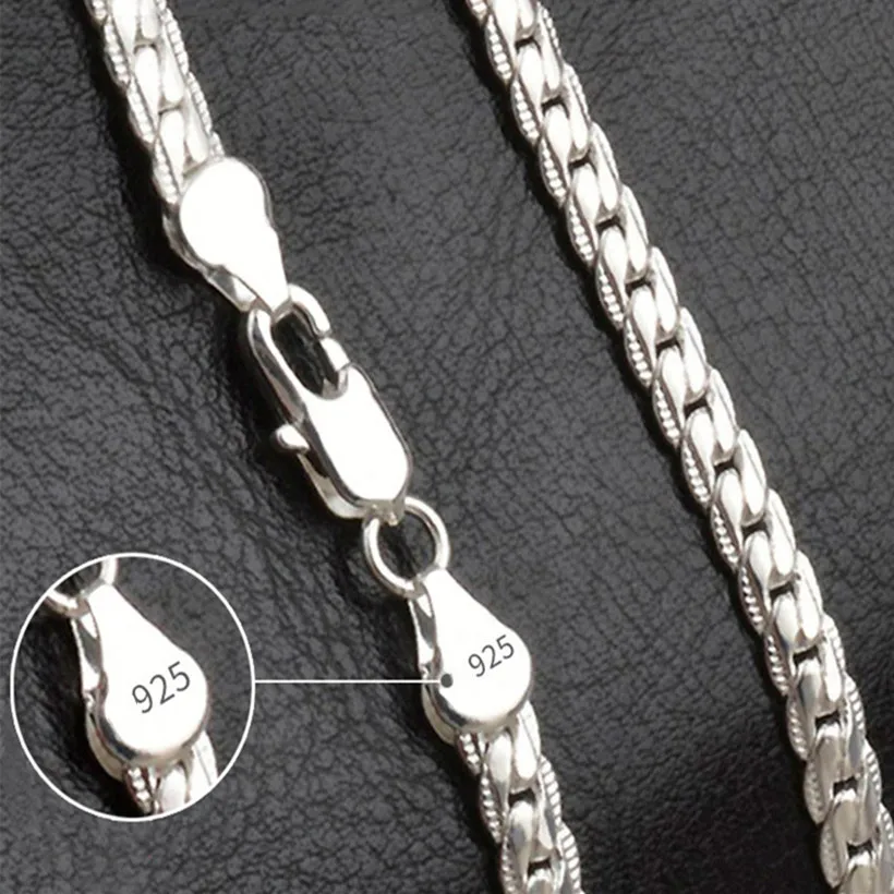 20-60cm 925 sterling Silver luxury brand design noble Necklace Chain For Woman Men Fashion Wedding Engagement Jewelry
20-60cm 925 sterling Silver luxury brand design noble Necklace Chain For Woman Men Fashion Wedding Engagement Jewelry