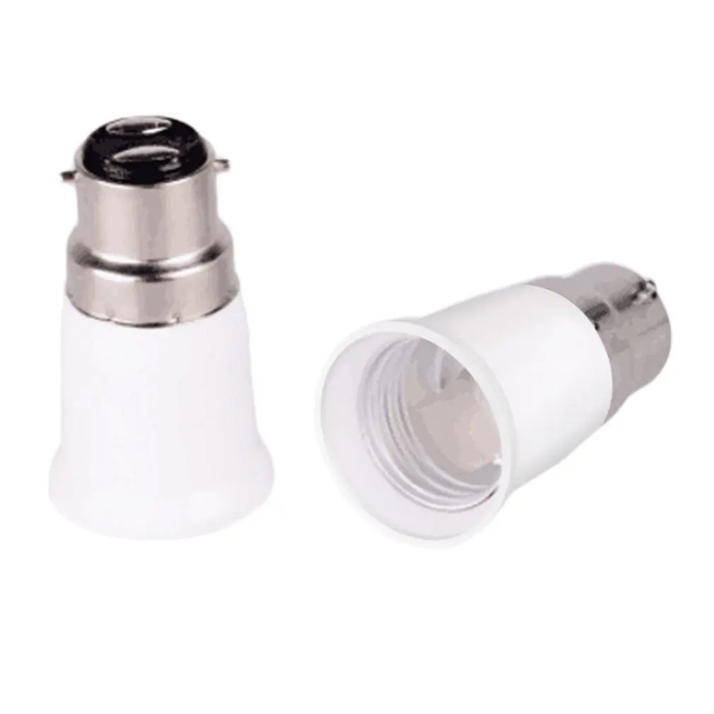 Holder White Exquisitely Designed Durable B22 To E27 Round Plastic Base Light Bulb Lamp Socket
Holder White Exquisitely Designed Durable B22 To E27 Round Plastic Base Light Bulb Lamp Socket
