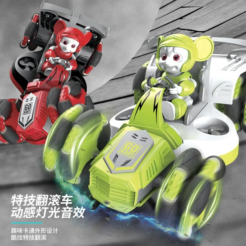 Remote Control Car 4WD 2.4G Radio 1:24 Double Side 4-Channel RC Stunt Car 360° Reversal Vehicle Model Toy RC Car for Children Bo
Remote Control Car 4WD 2.4G Radio 1:24 Double Side 4-Channel RC Stunt Car 360° Reversal Vehicle Model Toy RC Car for Children Bo