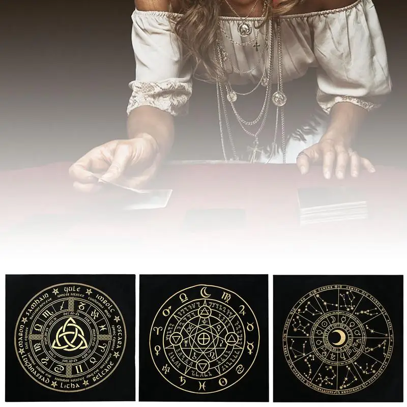 Tarot Tablecloth Large Size Card Pad Tablecloth Black Flannel Magic Altar Table Cloth Decoration Tablecover For Christmas Party
Tarot Tablecloth Large Size Card Pad Tablecloth Black Flannel Magic Altar Table Cloth Decoration Tablecover For Christmas Party