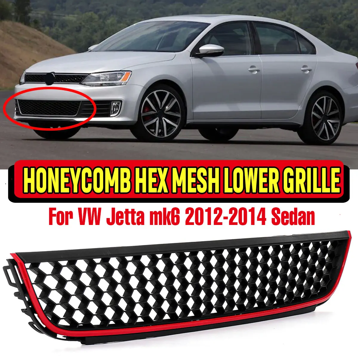 Mk6 автомобильный сотовый шестигранный сетчатый передний бампер, нижние грили, гоночные грили для VOLKSWAGEN, для VW Jetta mk6 2012-2014 Седан, передняя решетка
Mk6 автомобильный сотовый шестигранный сетчатый передний бампер, нижние грили, гоночные грили для VOLKSWAGEN, для VW Jetta mk6 2012-2014 Седан, передняя решетка