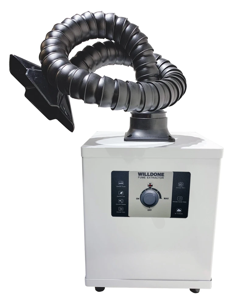 150W Compact laminar air flow fume extractor exhaust fume extractor for workshops
150W Compact laminar air flow fume extractor exhaust fume extractor for workshops