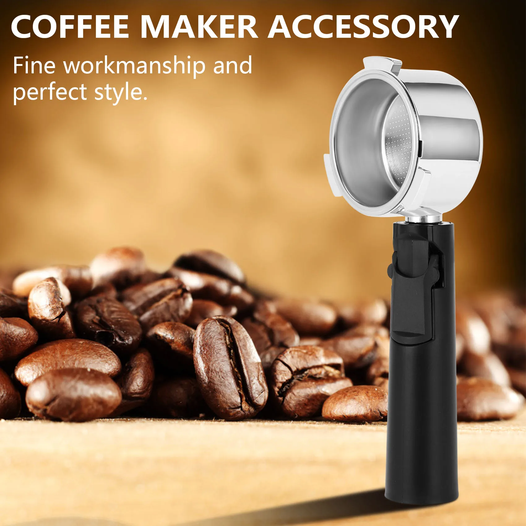 51mm Stainless Steel Bottomless Coffee Portafilter for Professional Coffee Maker Accessory
51mm Stainless Steel Bottomless Coffee Portafilter for Professional Coffee Maker Accessory