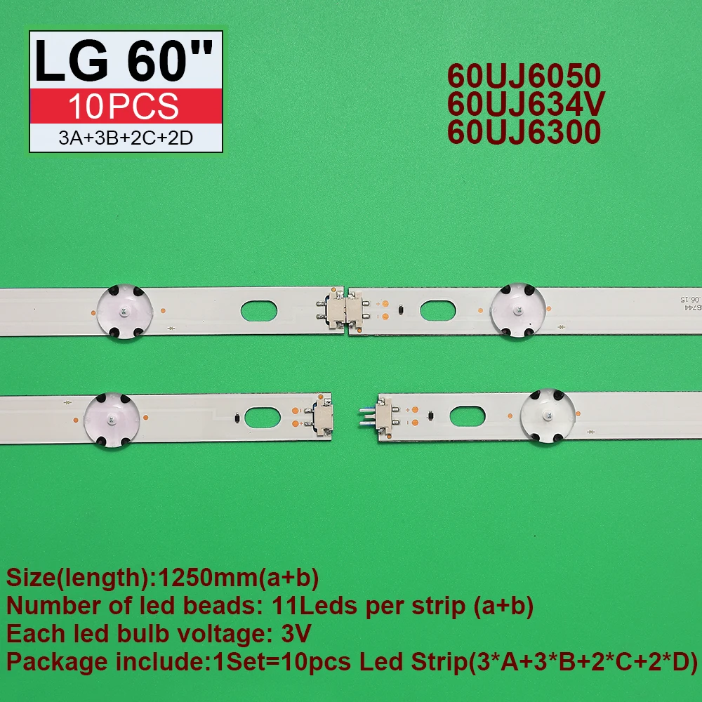 Tira conduzida da lâmpada luminoso para lig innotek 17y 60 polegadas _ a type_rev0.0 60uj6300 60uj63_uhd a b c d 60uj6050 60uj
Tira conduzida da lâmpada luminoso para lig innotek 17y 60 polegadas _ a type_rev0.0 60uj6300 60uj63_uhd a b c d 60uj6050 60uj