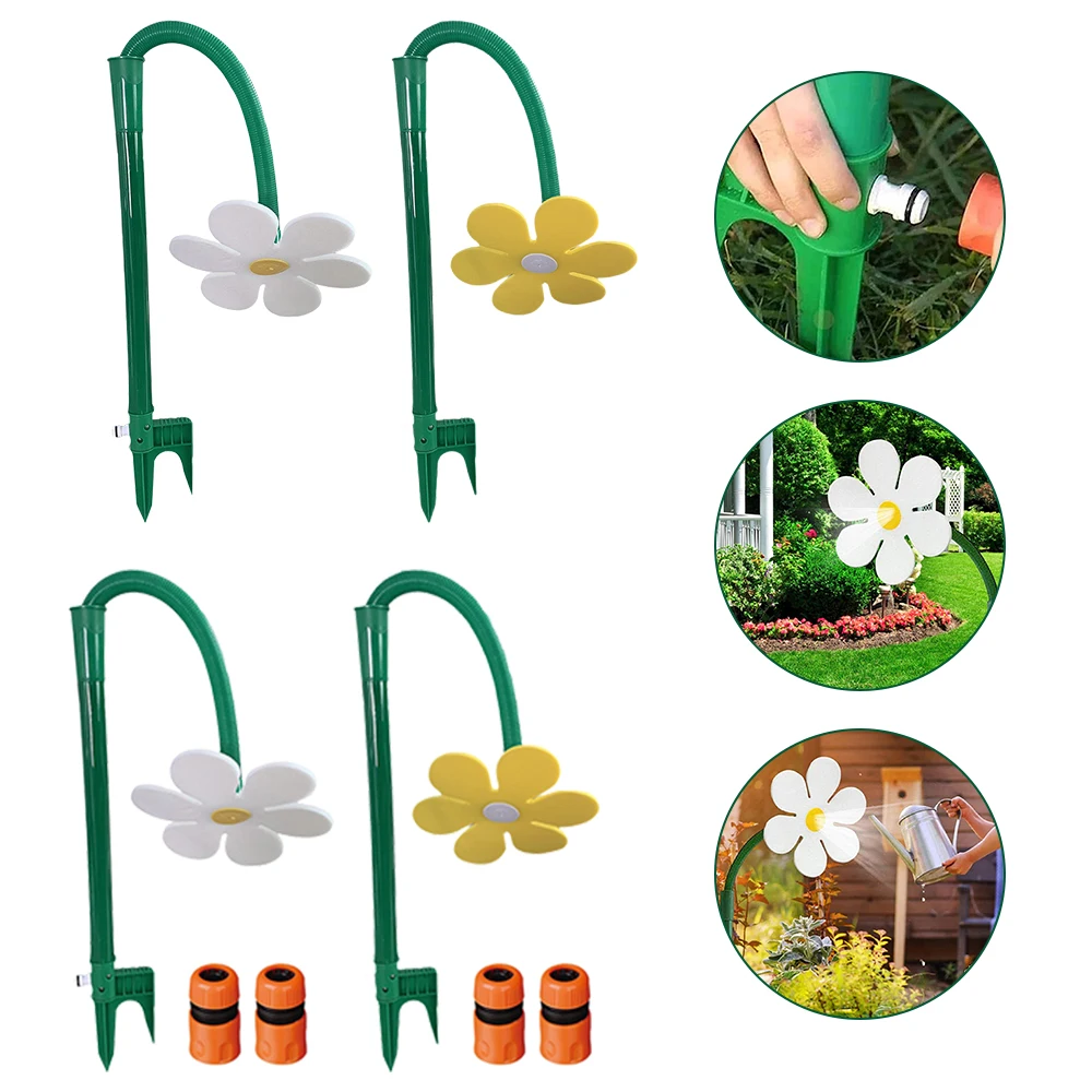 Garden Sprinkler Cute Flower Shape Crazy Whirling Yard Sprinklers 720Degrees Rotating Funny Colorful Dancing Daisy Lawn Watering
Garden Sprinkler Cute Flower Shape Crazy Whirling Yard Sprinklers 720Degrees Rotating Funny Colorful Dancing Daisy Lawn Watering