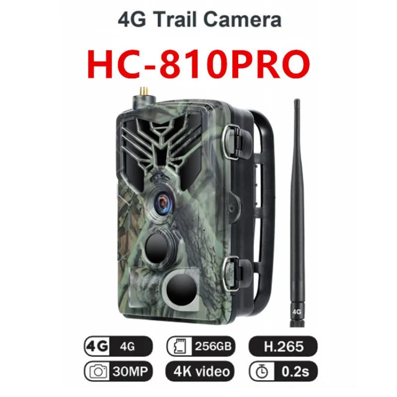 

Outdoor HD 50MP 4K Live Show Trail Camera Cloud Service Phone Control APP 4G Hunting Camera Night Vision Camera Trap Game Cam