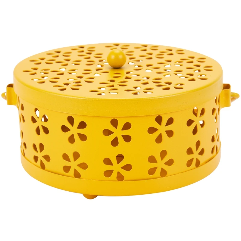 Nordic Retro Metal Hollow Floral Mosquito Coil Holder Garden Burner Mosquito Repellent Box
Nordic Retro Metal Hollow Floral Mosquito Coil Holder Garden Burner Mosquito Repellent Box