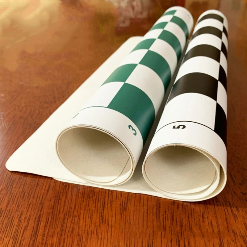 Portable Soft Rollable Chess Board Durable Leather Tournament Chess Mat Foldable International Chess Board Easy to Use
Portable Soft Rollable Chess Board Durable Leather Tournament Chess Mat Foldable International Chess Board Easy to Use