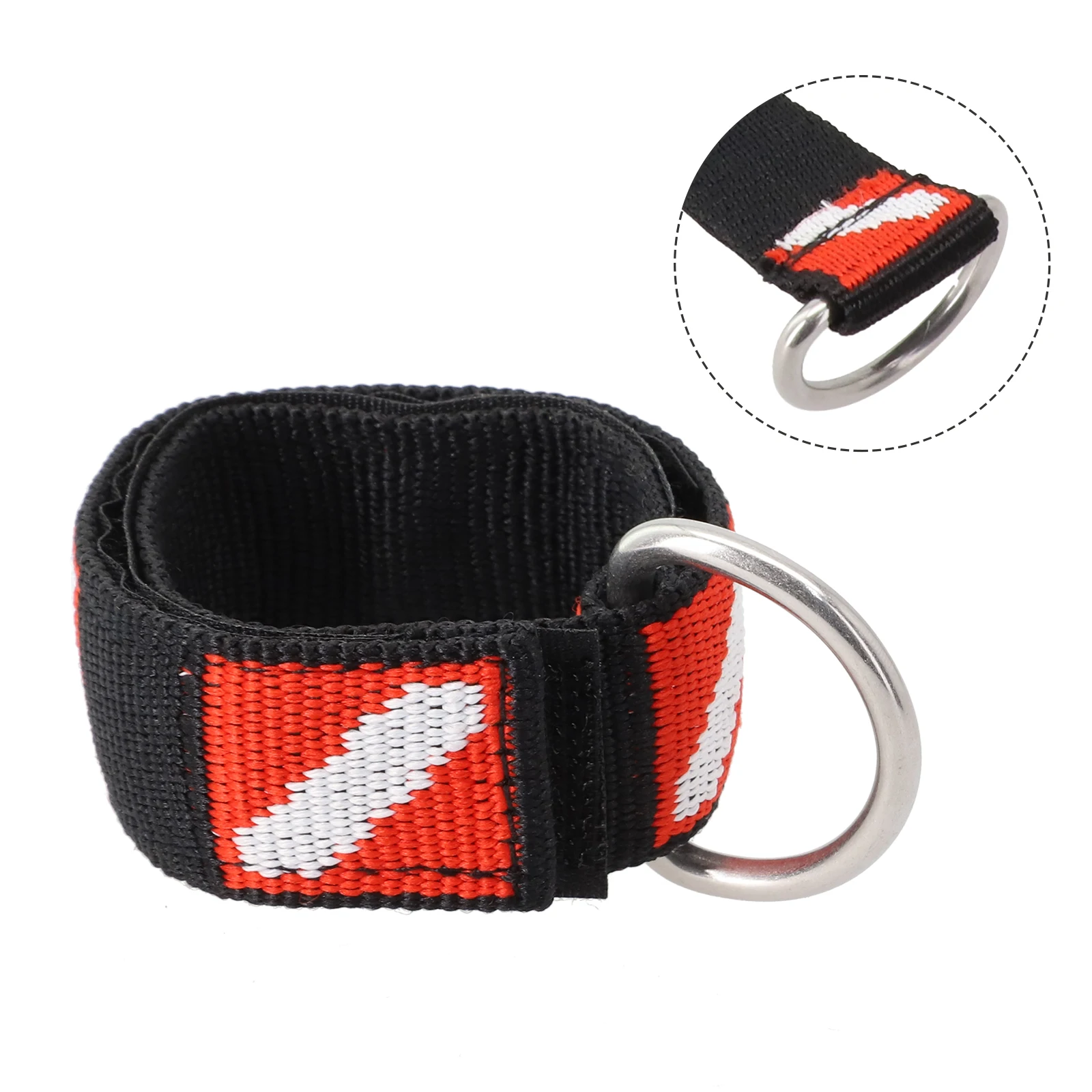 Diving Wrist Strap With Metal Beautiful Black Diving Flag Pattern Easy To Use Nylon Scuba Stainless Steel D-Ring
Diving Wrist Strap With Metal Beautiful Black Diving Flag Pattern Easy To Use Nylon Scuba Stainless Steel D-Ring