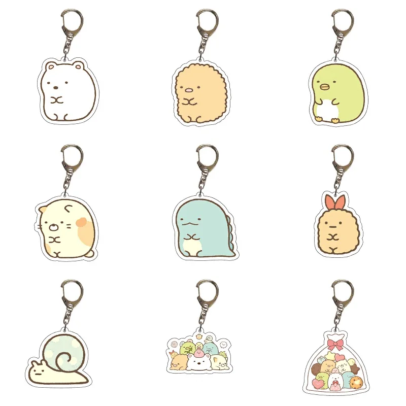 Acrylic Anime Sumikko Gurashi Corner Bio Key Chains Double Sided Keychain Keyring Pendant Prop Jewelry Cutest Gift For Girl
Acrylic Anime Sumikko Gurashi Corner Bio Key Chains Double Sided Keychain Keyring Pendant Prop Jewelry Cutest Gift For Girl