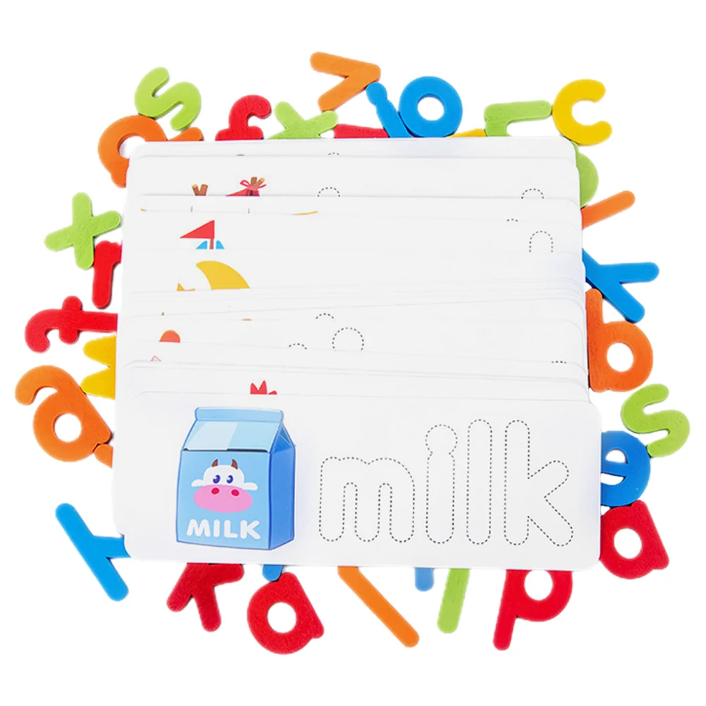 Brain Game Wooden Matching Letter Toy Puzzle Education Alphabet Learning Toys Kids Spelling Games for Toddlers
Brain Game Wooden Matching Letter Toy Puzzle Education Alphabet Learning Toys Kids Spelling Games for Toddlers