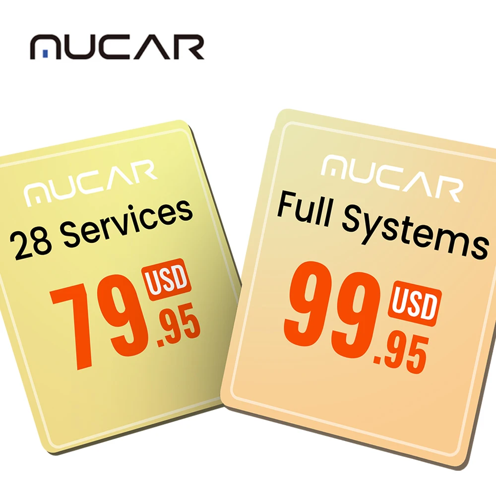 

Upgrade MUCAR CDE900 Pro Softwares Full System Diagnose Oil DPF Airbag Brake 28 Maintenance ECU Coding Active Test Lifetime Free