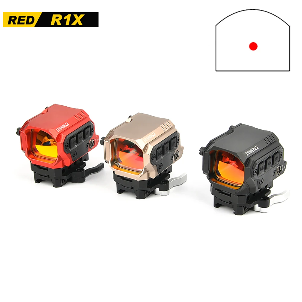 Оптический прицел R1X с красной точкой, Прицельный голографический прицел с функцией ИК, быстросъемные крепления для охоты на рельсах 20 мм
Оптический прицел R1X с красной точкой, Прицельный голографический прицел с функцией ИК, быстросъемные крепления для охоты на рельсах 20 мм