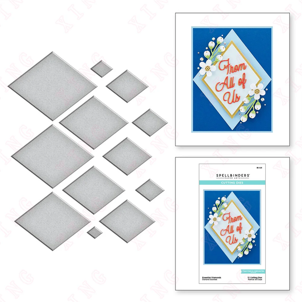 2022 New Diamonds Etched Dies Diy Scrapbook Paper Decoration Embossing Template Handmade Album Craft Reusable Metal Cutting Dies
2022 New Diamonds Etched Dies Diy Scrapbook Paper Decoration Embossing Template Handmade Album Craft Reusable Metal Cutting Dies